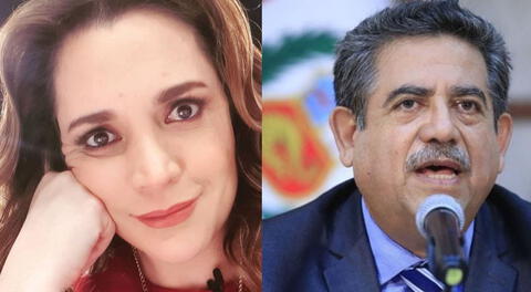 Melissa Peschiera criticó a Manuel Merino.