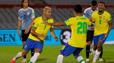 Uruguay no supo aprovechar su condición de local. Richarlison anotó el segundo gol de Brasil.