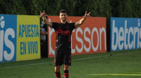 Amoroso feliz por sus goles marcados en goleada del Melgar 6-0 a Llacuabamba.