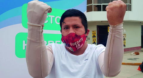 Josué Guillermo Anco Ponce, de 36 años, es uno de los sobrevivientes a la tragedia ocurrida el 23 de enero de 2020 en Villa El Salvador.