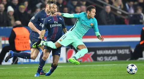 Neymar jugó en Barcelona y hoy está en la vereda del frente con PSG para enfrentarlos los octavos de la Liga de Campeones.