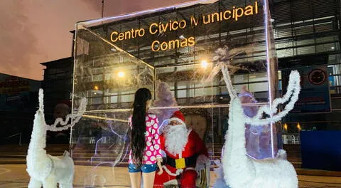 Niños podrán visitar a Papá Noel