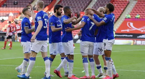 Everton ya está segundo en la tabla.