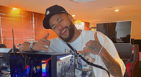 Neymar  se burla sobre la supuesta fiesta con 500 invitados.