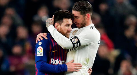 Lionel Messi y Sergio  Ramos dos jugadores que si quieren pueden dejar Barcelona y Real Madrid.