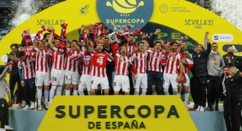 Por tercera vez el Bilbao se llevó el título de la Supercopa de España.