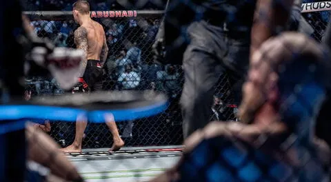 El estadounidense logró impactar una serie de golpes en el rostro de Conor McGregor | Foto: UFC