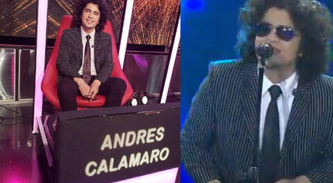 Imitador de Andrés Calamaro se pronuncia tras ser eliminado del reality musical.