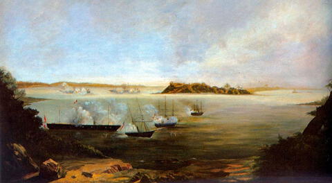 El combate de Abtao tuvo lugar el 7 de febrero de 1866 en la Isla Abtao, Chile.