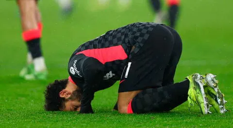 Salah le dio el empate transitorio al Liverpool.