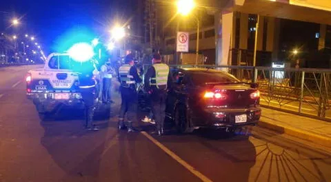 Serenos de Lima frustran huida de conductor involucrado en accidente de tránsito