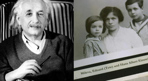 Albert Einstein y sus hijos