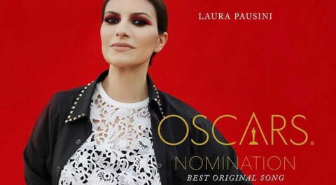 La cantante Laura Pausini se mostró feliz tras estar en competencia por ganar un Academy Award por primera vez en su vida.