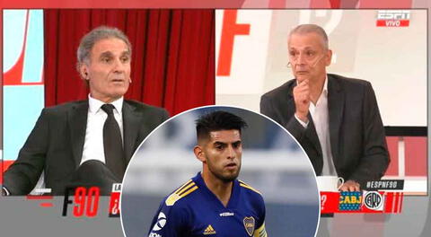 Óscar Ruggeri y una caliente discusión con Javier Castrilli por defender a Carlos Zambrano