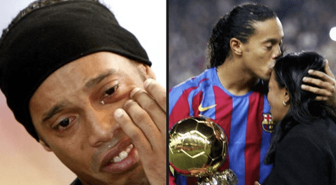 Ronaldinho devastado por el fallecimiento de su madre: “Bebe desde la mañana hasta el otro día”
