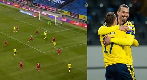 ¡No te vayas nunca! Zlatan Ibrahimovic jugó con Suecia luego de 5 años y regaló magistral asistencia [VIDEO]