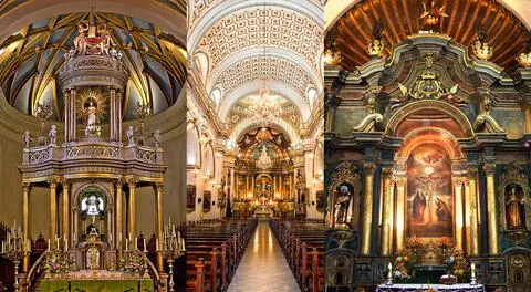 La Catedral de Lima, La Iglesia de San Pedro, y Las Nazarenas forman parte de las 7 iglesias católicas de Lima que se visitan en Semana Santa.