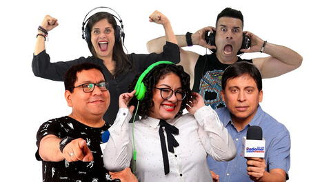 Felices por el éxito de sus programas radiales