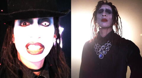 Imitador de Marilyn Manson molesto con Mujeres al mando.