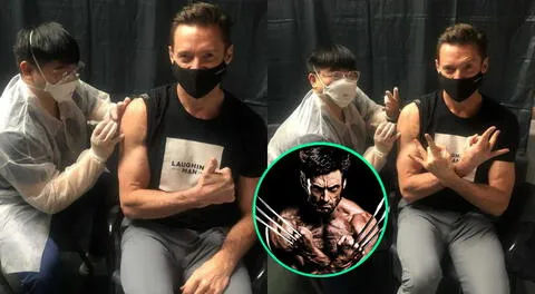 El actor Hugh Jackman se mostró emocionado recibiendo la primera dosis de la vacuna contra el coronavirus, y animó a sus fans a hacerlo también.