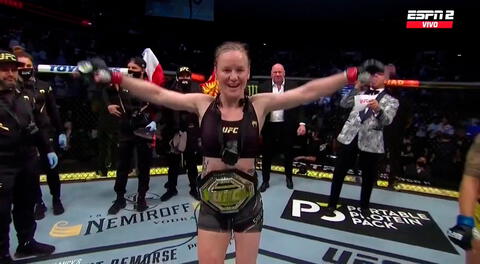 Valentina Shevchenko defendió su título de Peso Mosca en la UFC.