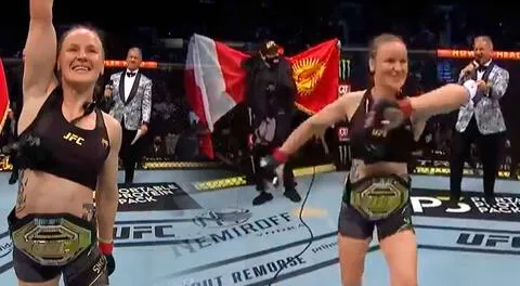 UFC 261: Valentina Shevchenko celebró con su espectacular baile la retención de su título