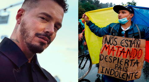 El cantante J Balvin confesó que no puede dormir y se encuentra triste por lo que vive su país.