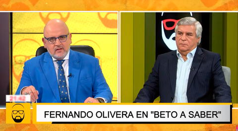 Beto Ortiz aceptó que Popy Olivera fue quien lo llamó para concretar la entrevista.