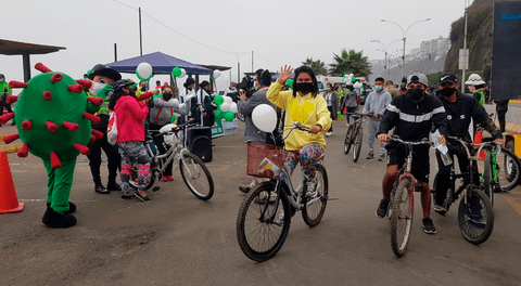 Realizan campaña de sensibilización para el uso adecuado de la ciclovía