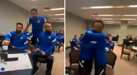 Entre besos y abrazos: Arturo Vidal y Claudio Bravo volvieron a ser amigos tras escándalo