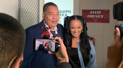 Tito Nieves se reencontró con Daniela Darcourt en el set de La Voz Perú, y sorprendió al dar detalles de cómo eran sus días juntos en Miami.