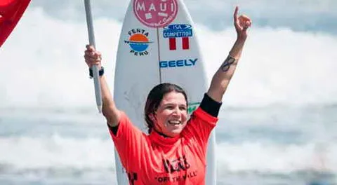 Sofía Mulanovich es una de las potencias del surf peruano que competirá en Tokio 2020.