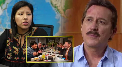 Indira Huilca estalla contra comentario de Paul Martin sobre la cena entre Vladimir Cerrón y Evo Morales.