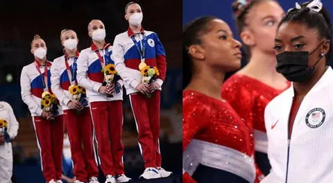Rusia ganó oro en gimnasia artística y superó a EE. UU.