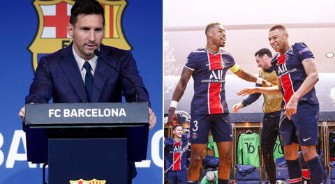 Lionel Messi podría jugar en el PSG en la temporada 2021/2022. Foto: EFE/Composición