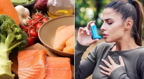 Entérate qué alimentos debes comer y evitar si padeces de asma.