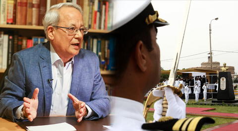 César Hildebrandt no se calló nada y habló sobre los integrantes de la Marina de Guerra del Perú.