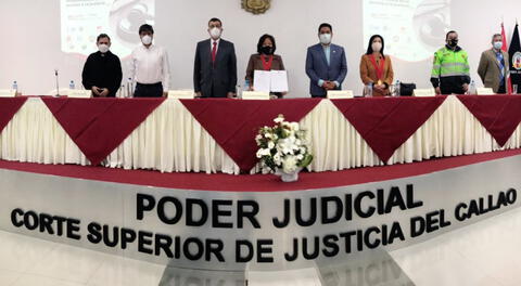 Autoridades del Callao se comprometen a fortalecer la justicia