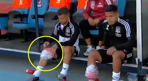 Gabriel Costa salió rengueando del clásico del fútbol chileno y preocupa en la selección peruana.