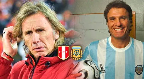 Ricardo Gareca visitará el Estadio Monumental con la camiseta de la selección peruana.