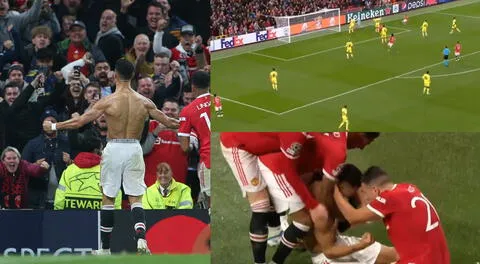 ¡Para eso regresó! Cristiano Ronaldo metió ‘bombazo’ y Manchester United ganó en Champions [VIDEO]