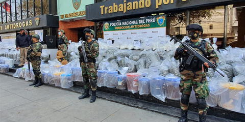 Policía intervino cada eslabón del comercio de droga.