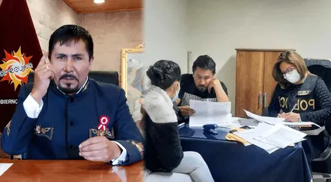 Elmer Cáceres Llica fue intervenido por las autoridades policiales