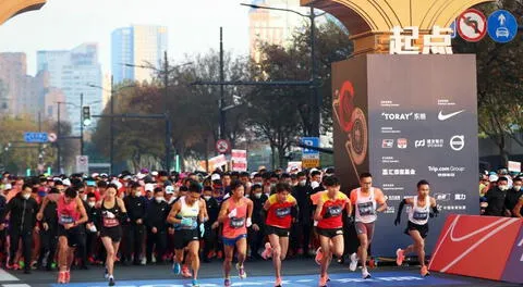 Maratón de Shanghái  quedó suspendida por rebrote de Coronavirus.