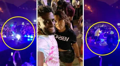 Christian Ramos y su esposa Ana Lucía se divirtieron en la fiesta del último sábado.