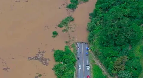 Embalse del río Utcubamba. Un terremoto de 7.5 se registró en Amazonas este último domingo.