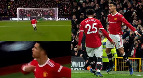 ¡Volvió el “Siuuu”! Cristiano Ronaldo le dio el triunfo a Manchester United con esta ‘pinturita’ [VIDEO]