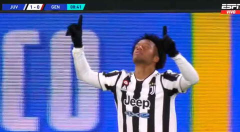 ¡Golazo olímpico! Juan Guillermo Cuadrado le dio la ventaja a la Juventus ante Genoa por Serie A