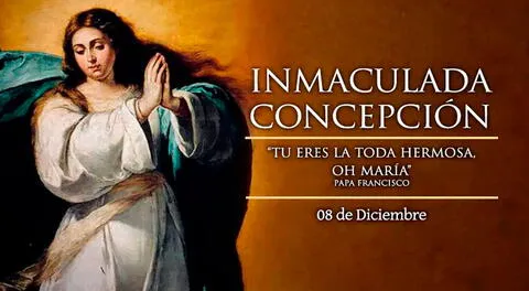 El próximo 8 de diciembre  será declarado un día feriado por el Día de la Inmaculada Concepción.