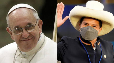 Papa Francisco invitó al presidente Pedro Castillo a visitar “prontamente” el Vaticano